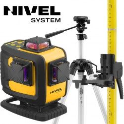 NIVEL SYSTEM CL4DG Laser z BLUETOOTH + Statyw SJJ-M1 EX+ Tyczka LP-33