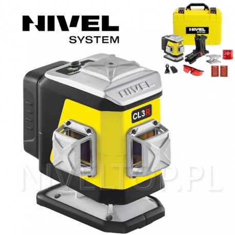 NIVEL SYSTEM CL3R laser płaszczyznowy zielony - 3x360 stopni