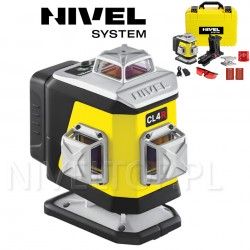 NIVEL SYSTEM CL4R laser płaszczyznowy czerwony - 4x360 stopni