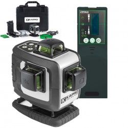 KAPRO 884G Automatyczny zielony laser płaszczyznowy 4D + Czujnik laserowy do wiązki zielonej